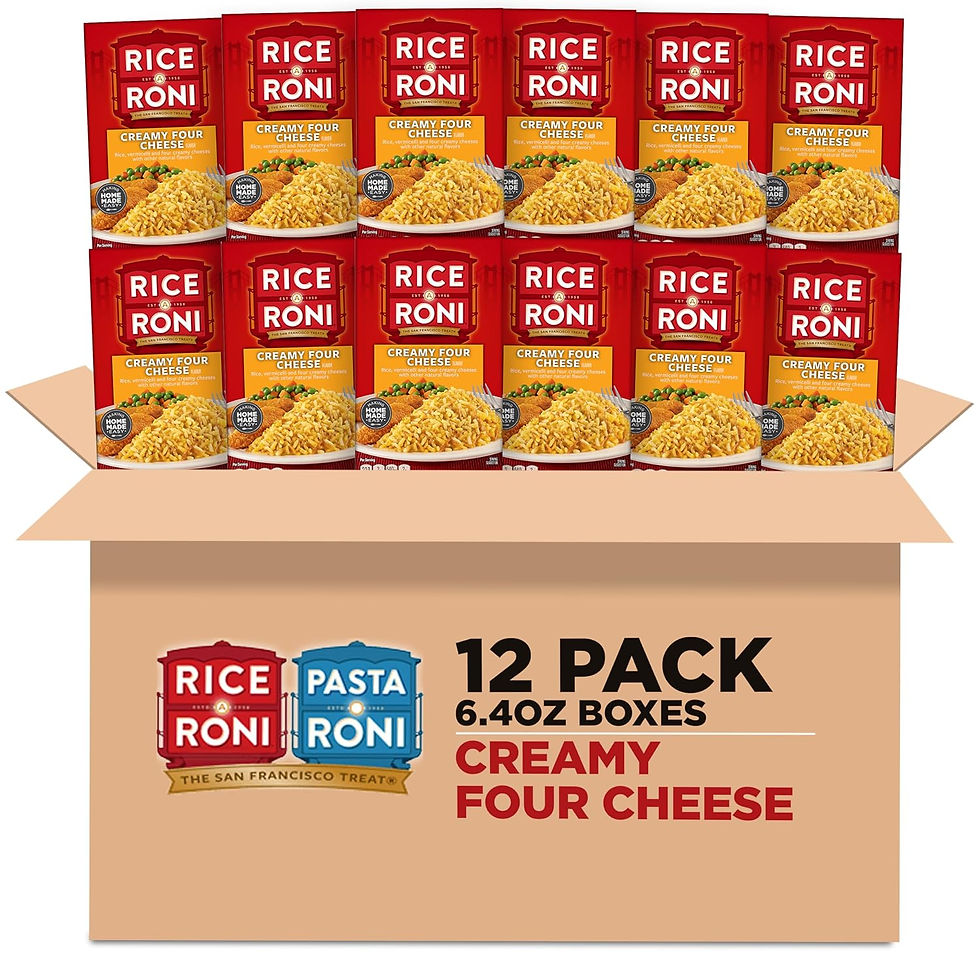 Thumbnail: Paquet de 12 Rice-A-Roni Poulet et Ail pour kits de survie