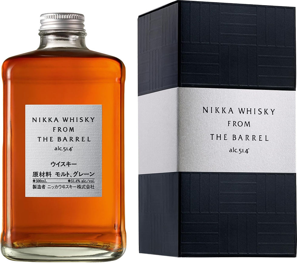 Bouteille Nikka From the Barrel avec son étui noir