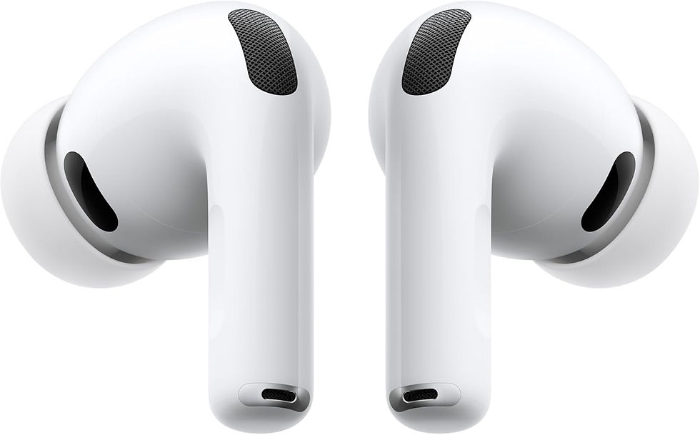 Paire d'écouteurs Apple AirPods Pro 3 blancs sans fil.