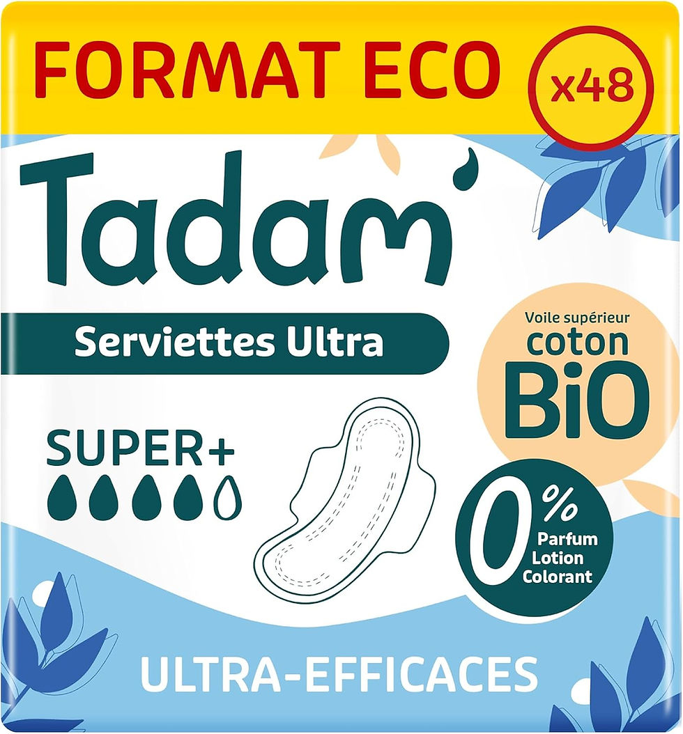 Paquet Tadam’ de 48 serviettes hygi