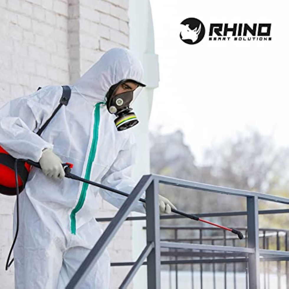Thumbnail: Masque à Gaz Complet Respirateur RHINO Réutilisable pour Vapeurs Organiques, 