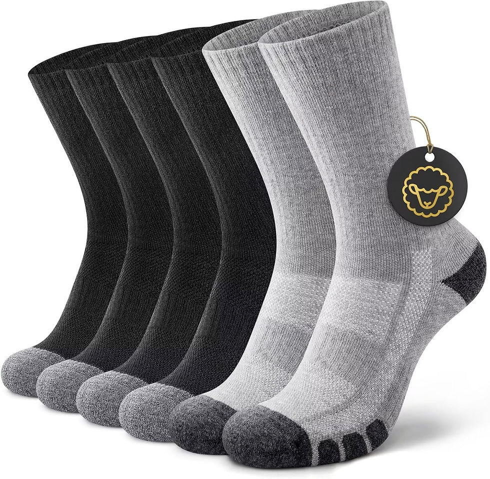 3 paires de chaussettes de randonnée YouShow en laine mérino