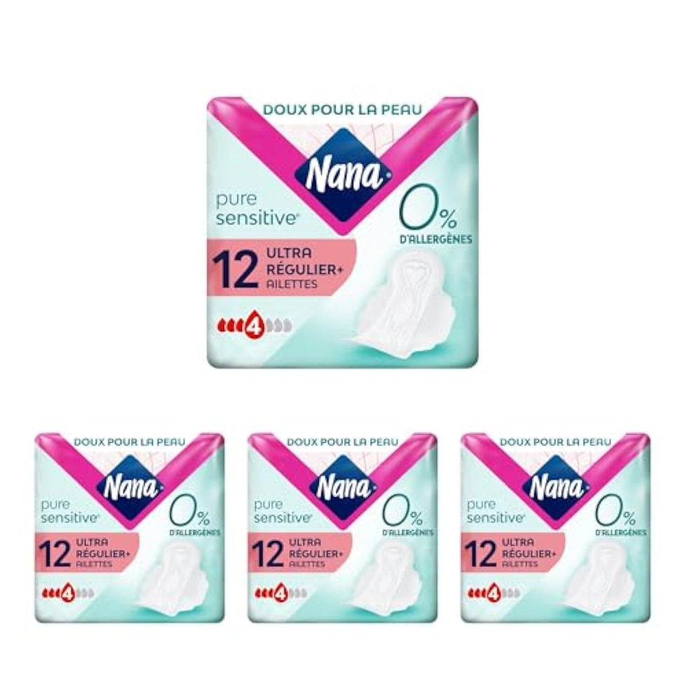 Nana PureSensitive serviettes ultra régulier plus lot de 4