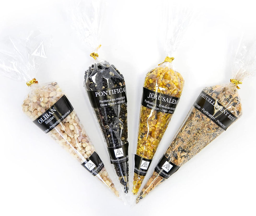 Miniature : Sachets coniques d'encens en grains naturel Dragonfly.