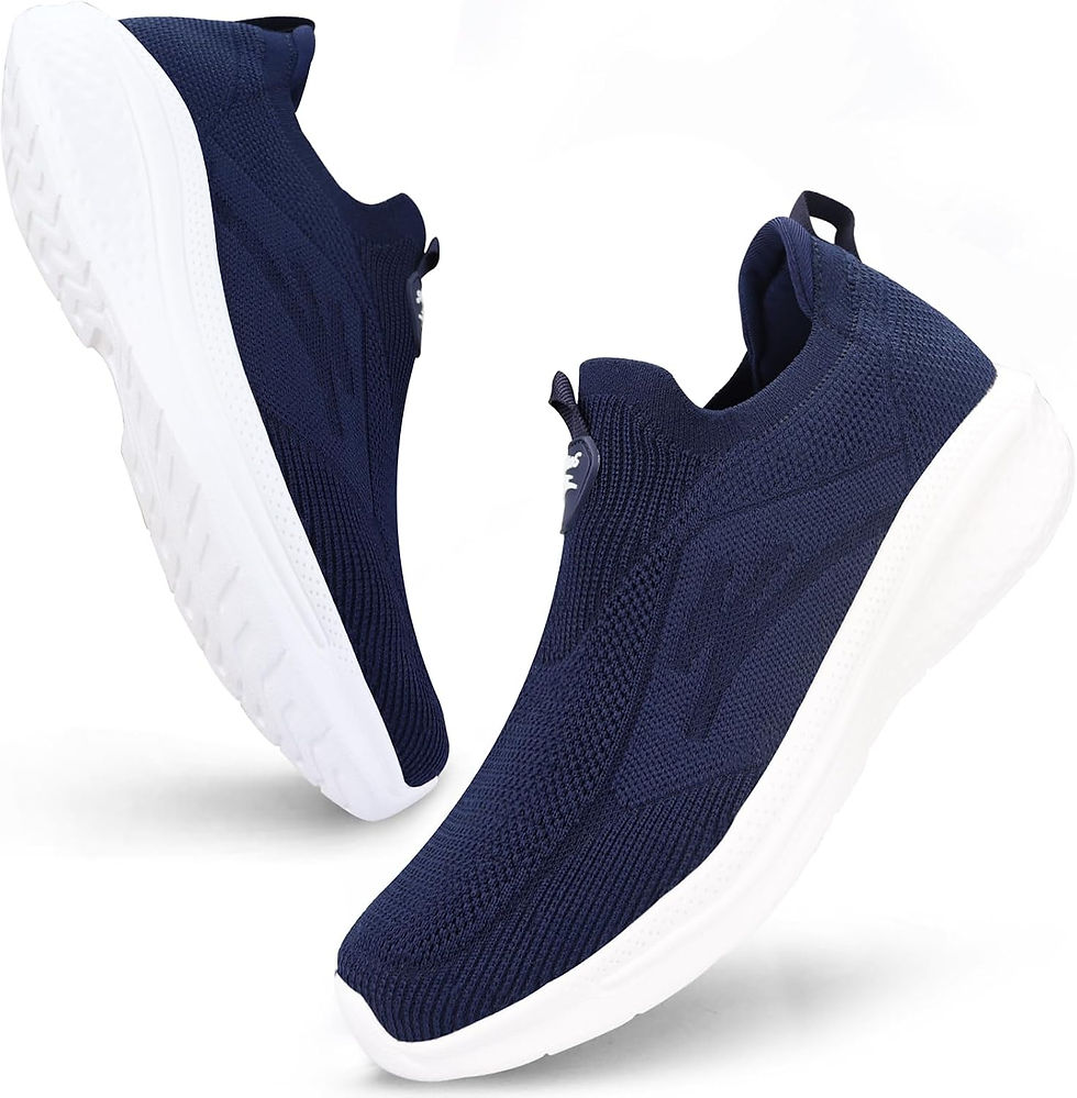 Miniature : Baskets Giniros bleues pour homme, chaussures de running