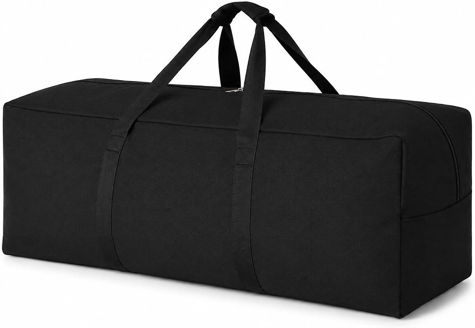 Sac de voyage DoYiKe noir pour kits de survie.