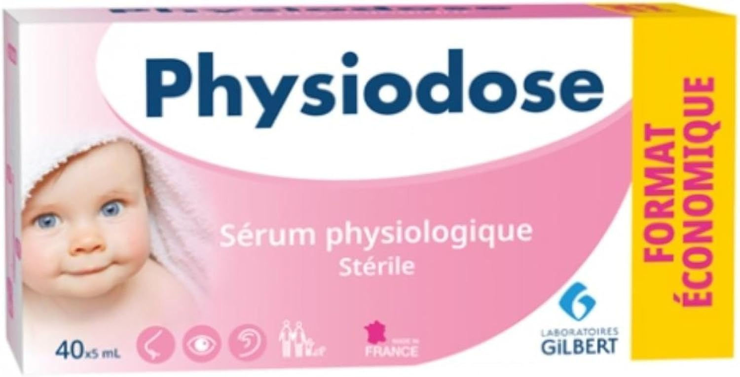 Sérum Physiologique Physiodose Laboratoire Gilbert 40 unidoses