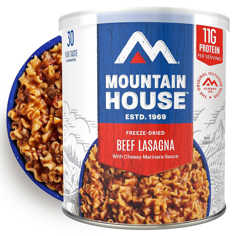 Thumbnail: Lasagne au bœuf Mountain House pour kits de survie