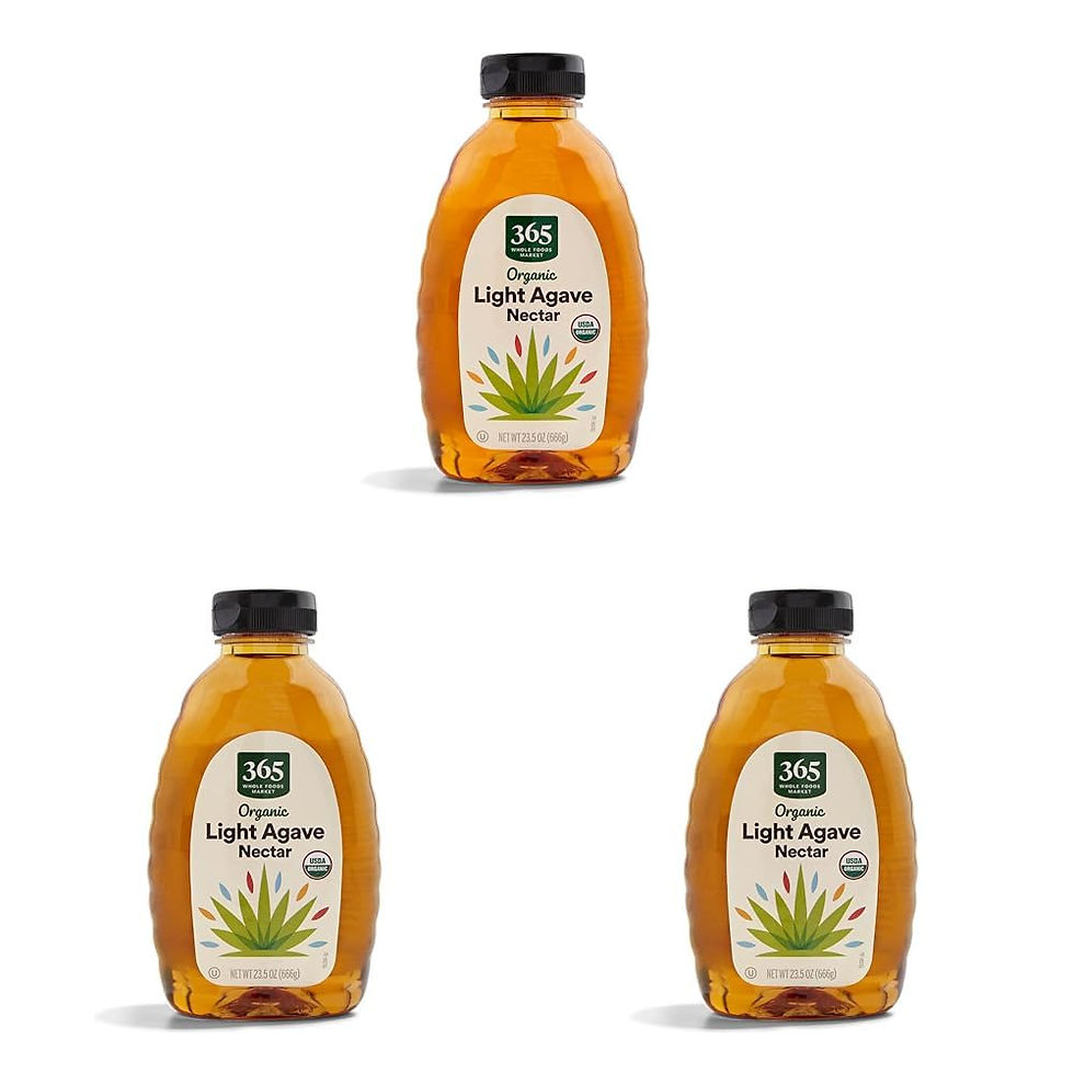 Thumbnail: Trois bouteilles de nectar d'agave léger bio 365.