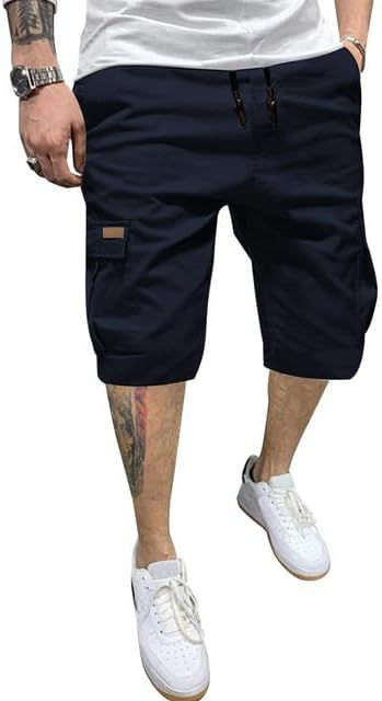 Miniature : Short cargo bleu foncé