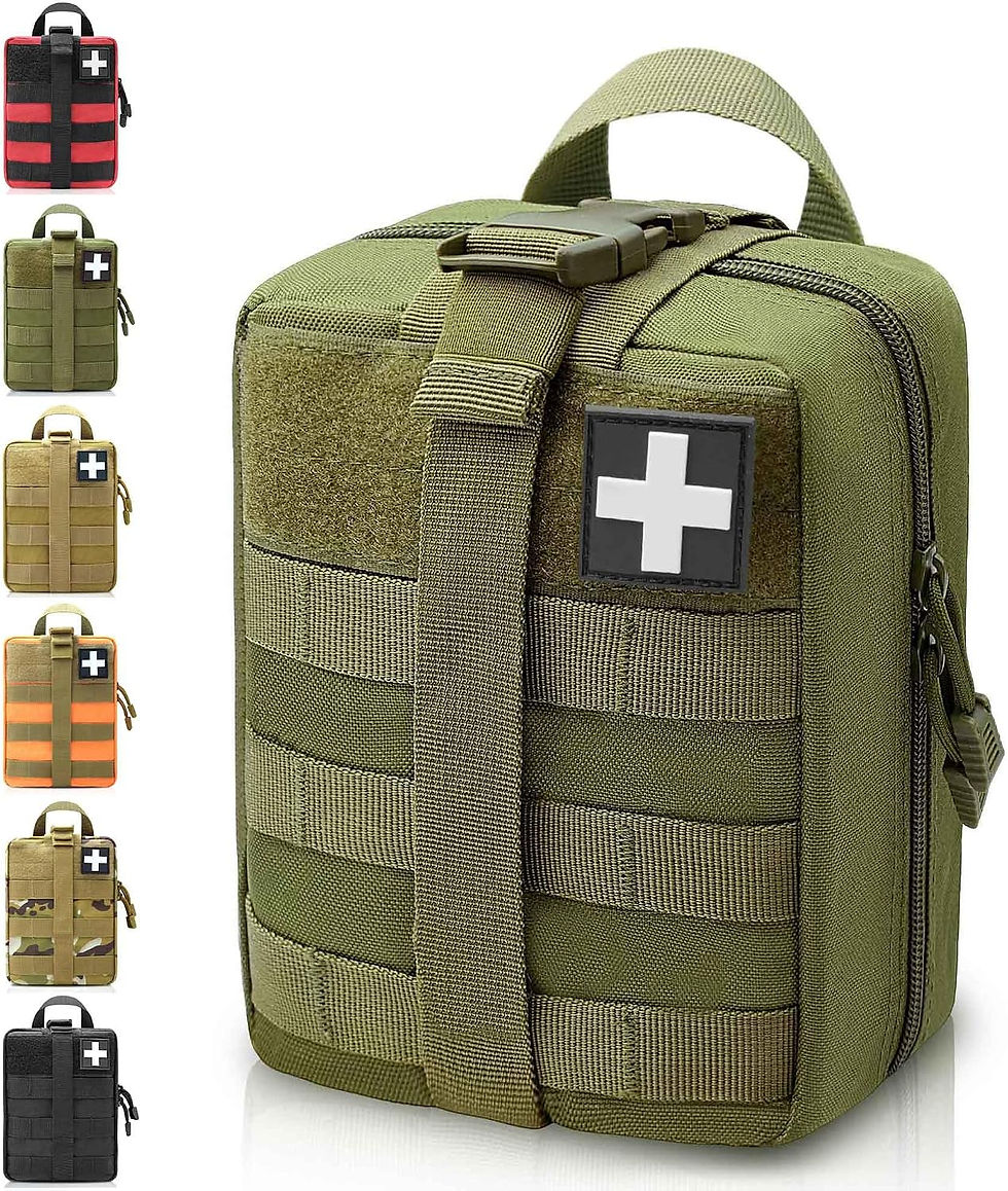 Thumbnail: Pochette médicale tactique IFAK Milita pour kits de survie