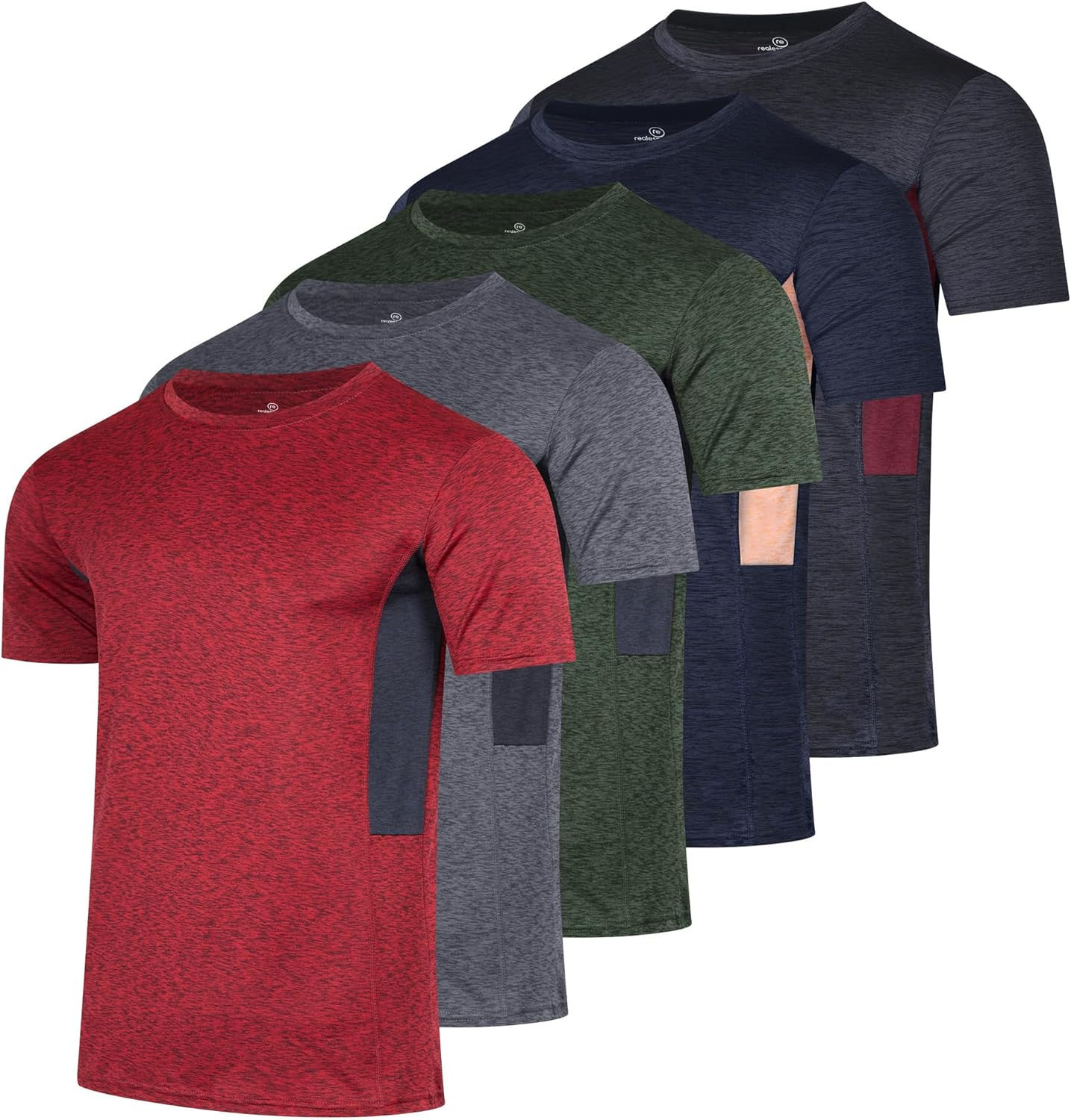 T-shirts de sport pour homme de différentes couleurs