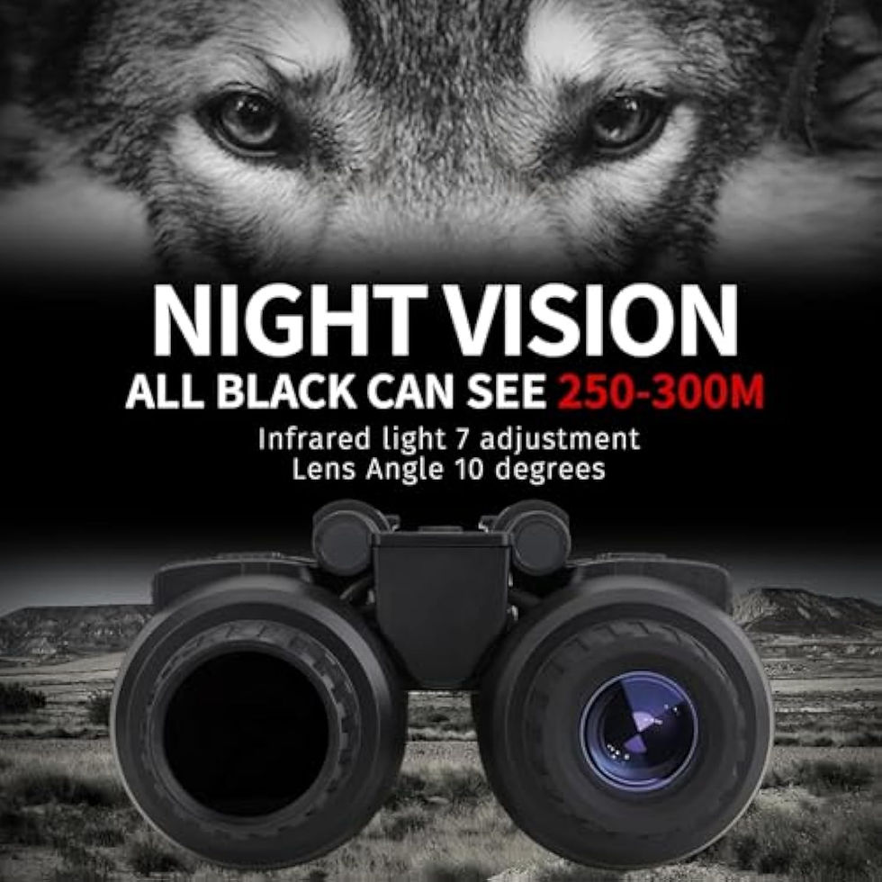 Thumbnail: Jumelles de vision nocturne, portée 250-300M, lumière infrarouge