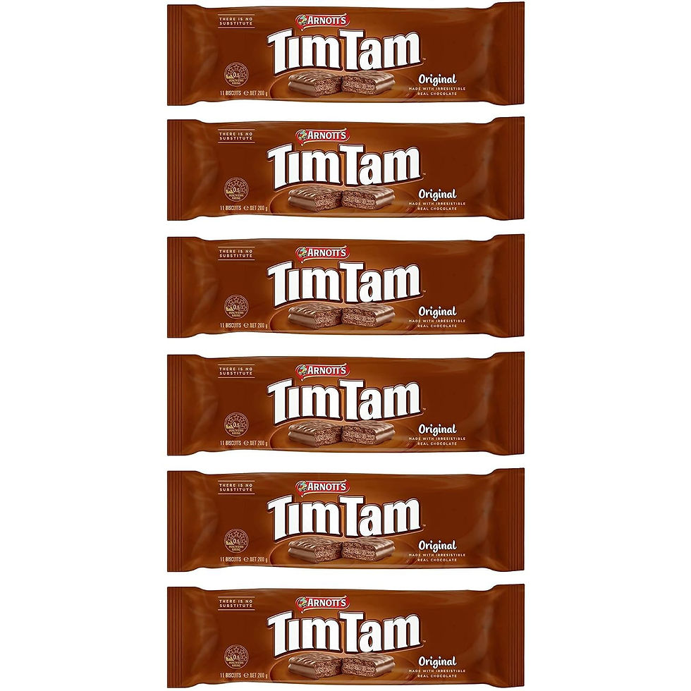 Lot de 6 paquets de biscuits Tim Tam Original Arnott’s.