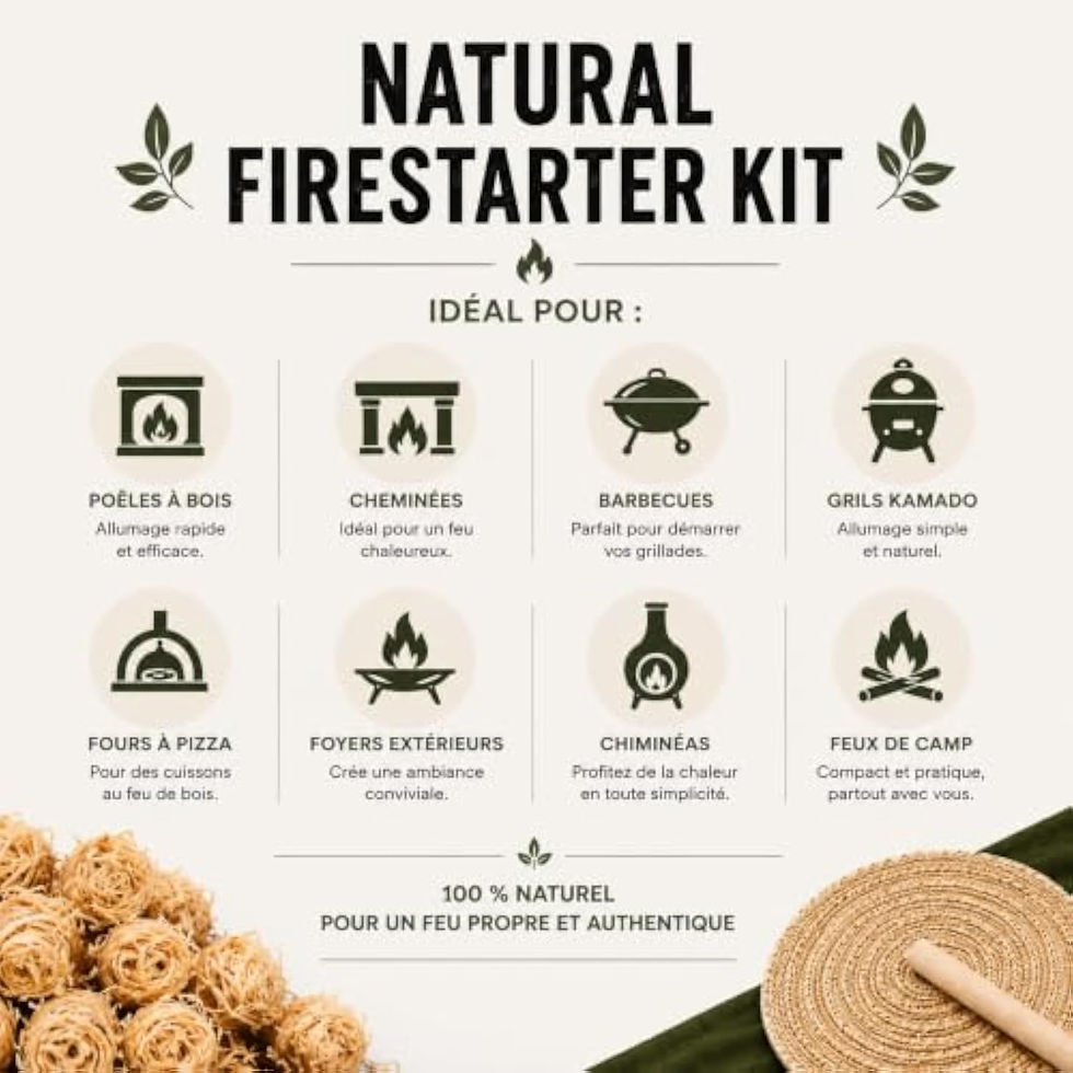 Thumbnail: Kit Allume-feu Naturel : usages et bénéfices