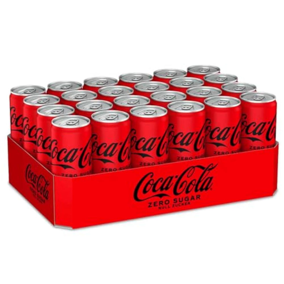 Plateau de 24 canettes de Coca-Cola Zero Sucres de 330 ml.