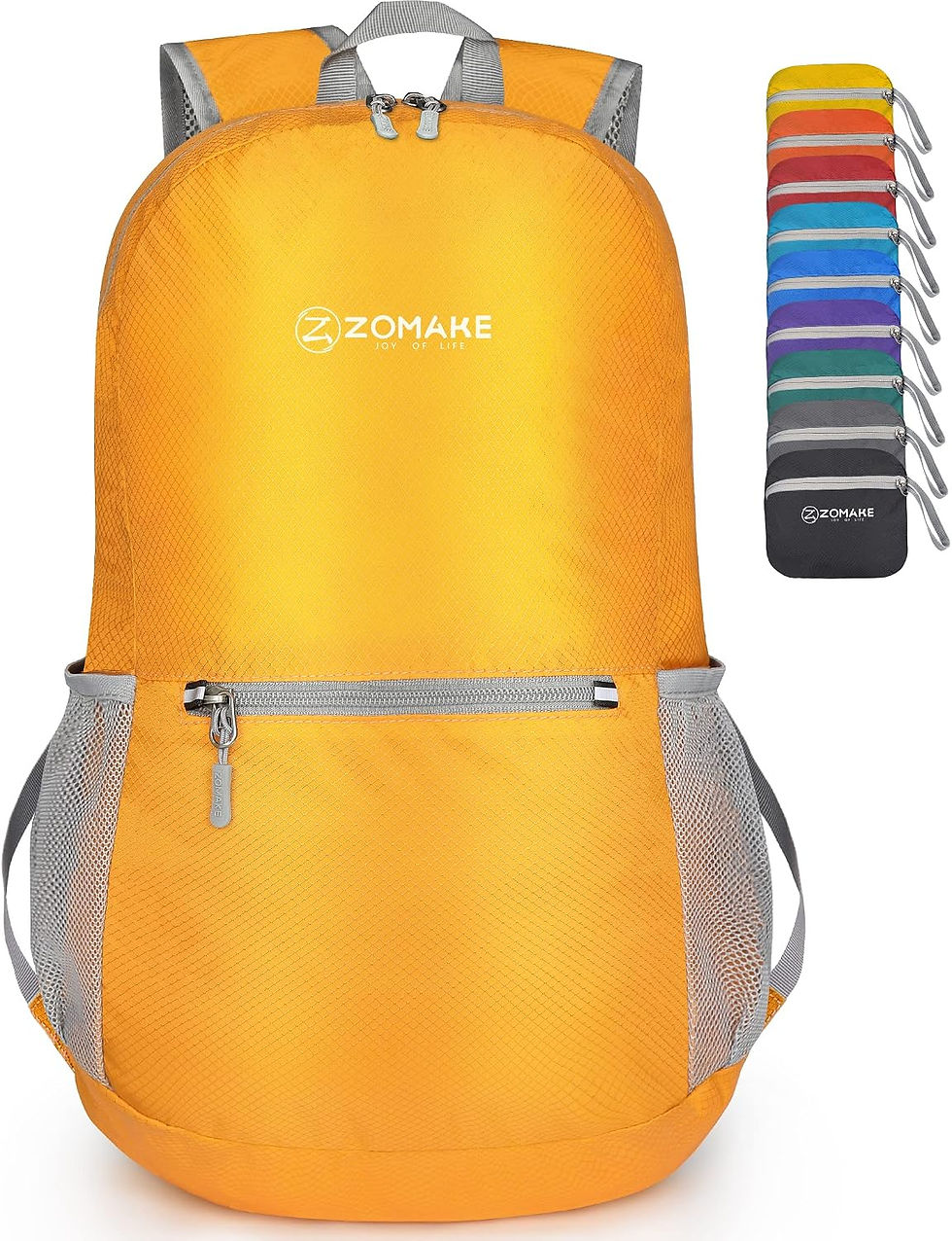 Thumbnail: Sac à dos pliable ZOMAKE jaune avec ses variantes de couleurs