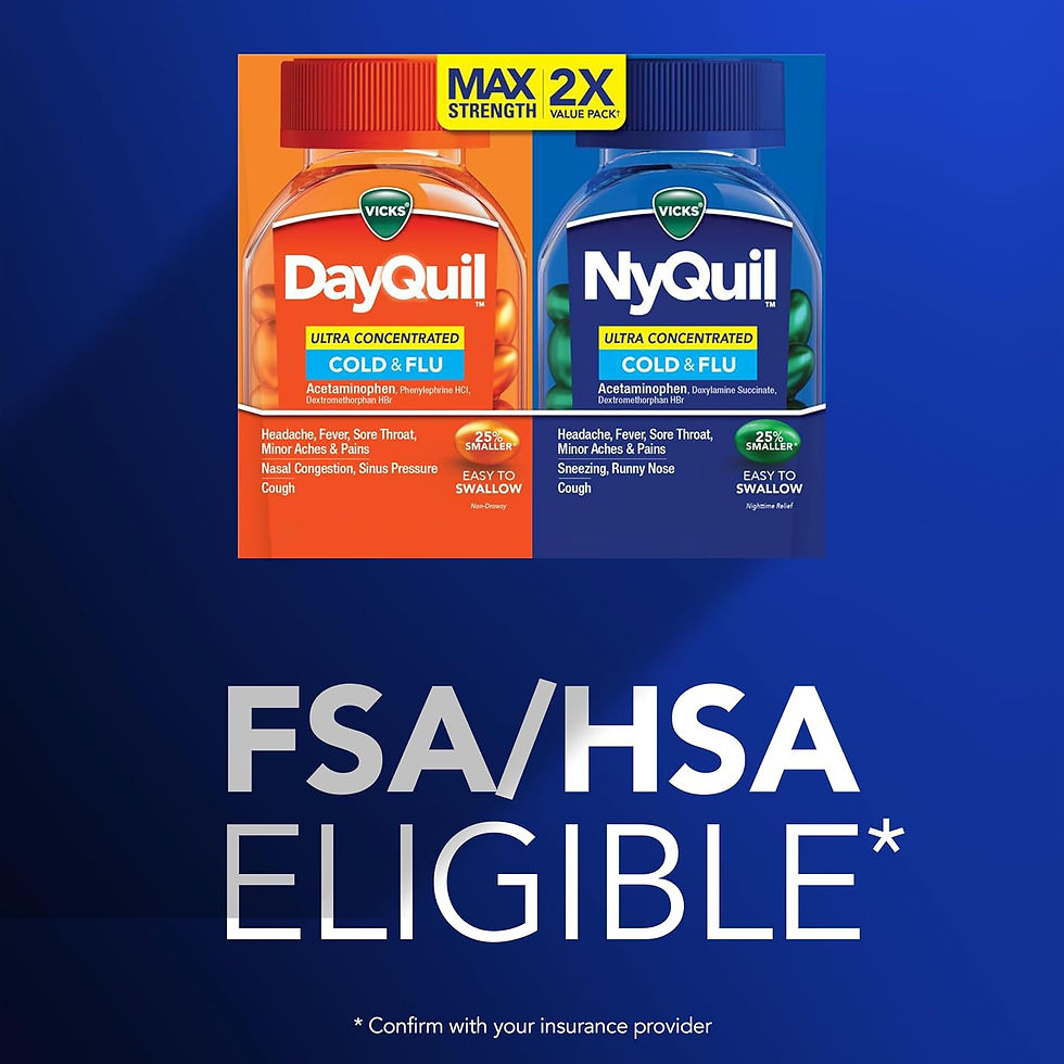 Thumbnail: Coffret Vicks DayQuil et NyQuil, capsules liquides ultra-concentrées, 96 unités