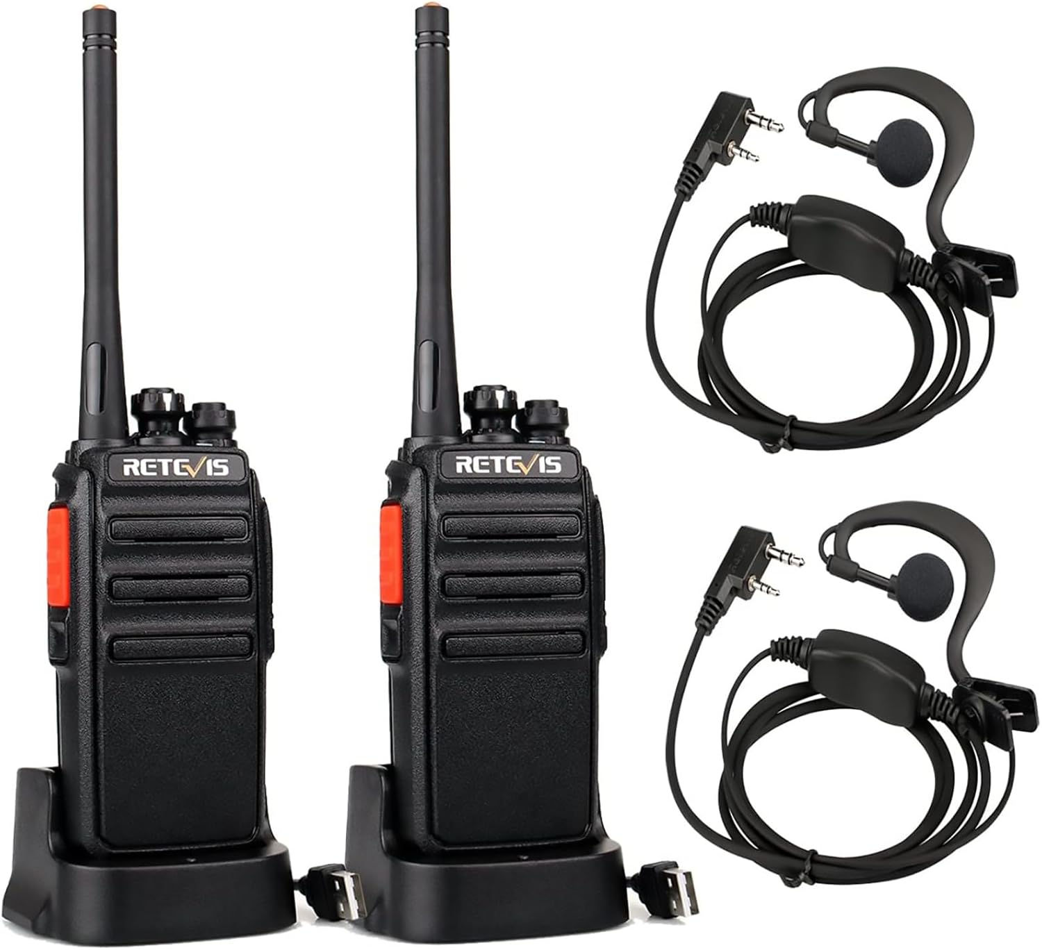 Retevis RT24 Plus Talkie Walkie, Longue Portée Professionnel, PMR446 Talkies-W