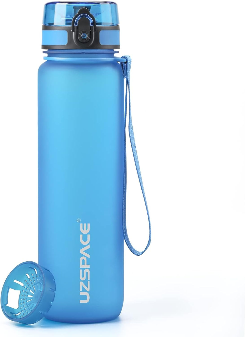 Thumbnail: Gourde de sport UZSPACE bleue en Tritan sans BPA