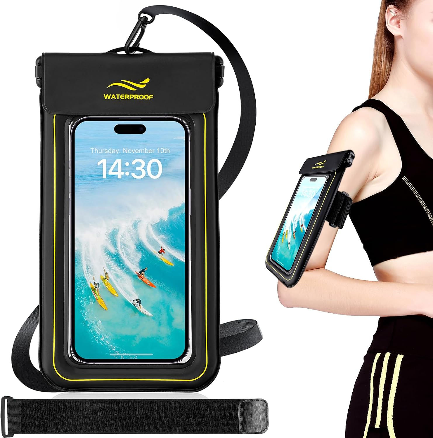 Pochette étanche Guzack 2 en 1 avec brassard sport