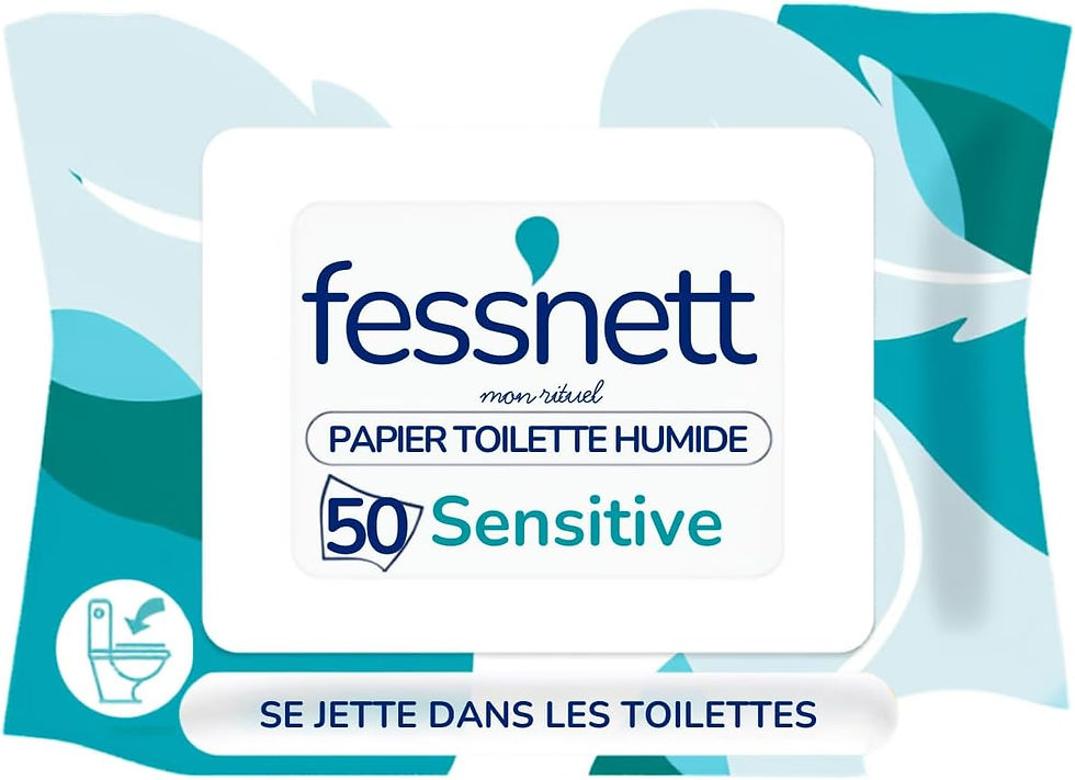 Miniature : Papier toilette humide fess'nett Sensitive jetable