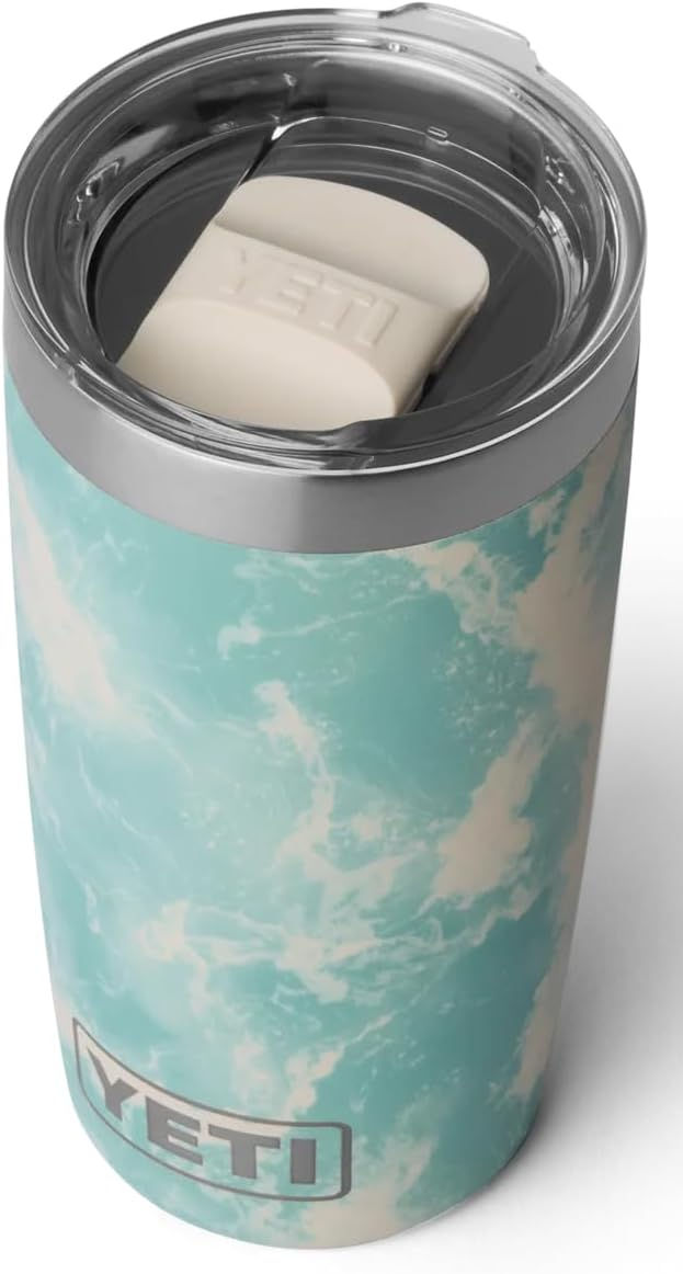 Thumbnail: Gobelet YETI Rambler bleu marbré avec couvercle MagSlider