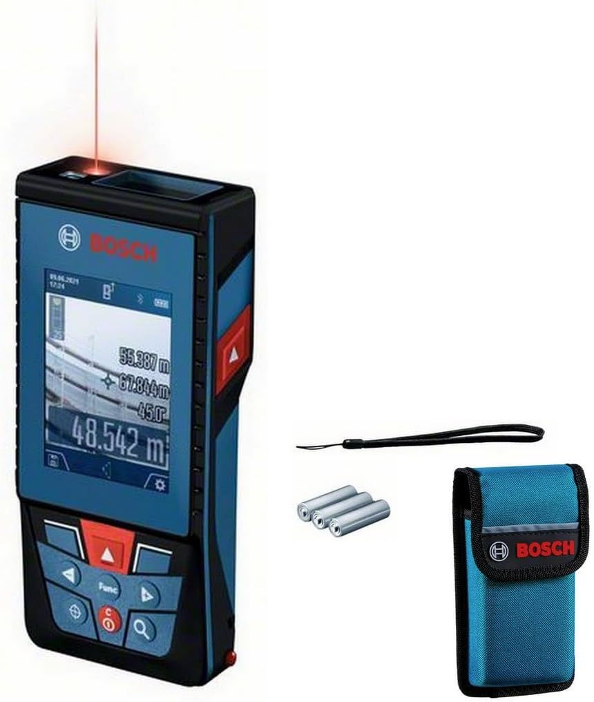 Télémètre laser Bosch GLM 150-27 C avec batterie et housse