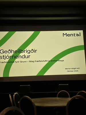 Vikubók sviðsstjórans 20. - 24. október