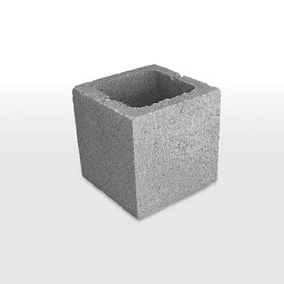 meio bloco estrutural