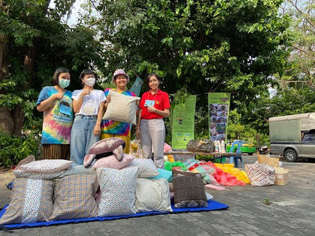 หมอนหลอดจิตอาสา เพื่อผู้ป่วยติดเตียง