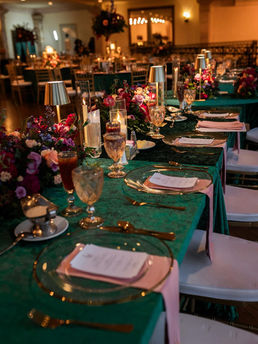Modern wedding ceremony Houston florist