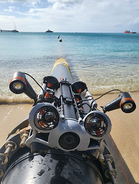 inspection par drones sous-marin de tuyauteries en mer