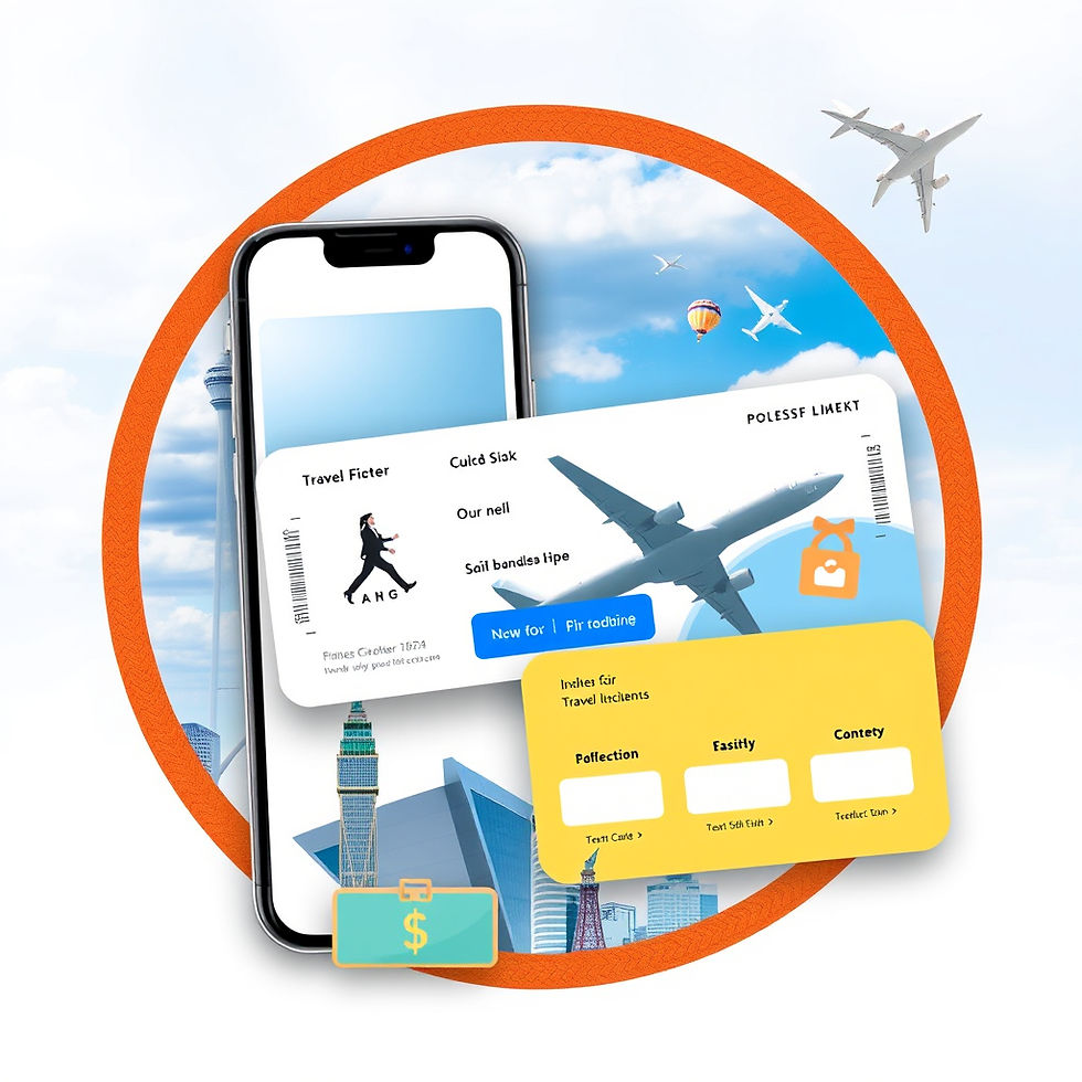 Air ticket booking service by travel company, realistic image .jpg