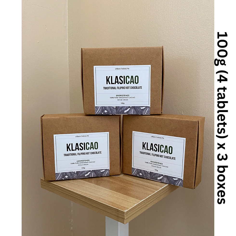 Thumbnail: KLASICAO - Traditional Filipino Hot Chocolate Tableya 100g by URBAN FARMS PH
