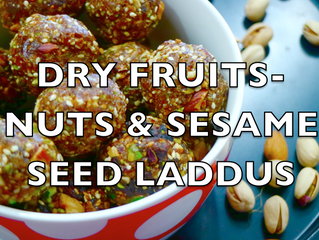Dry Fruits-Nuts-SesameSeeds Laddus | Easy, Healthy, Dry Fruits Laddu Recipe