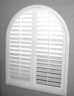 plantation shutters with visible control