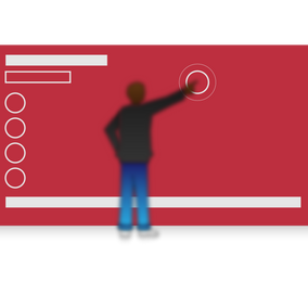 Touch wall