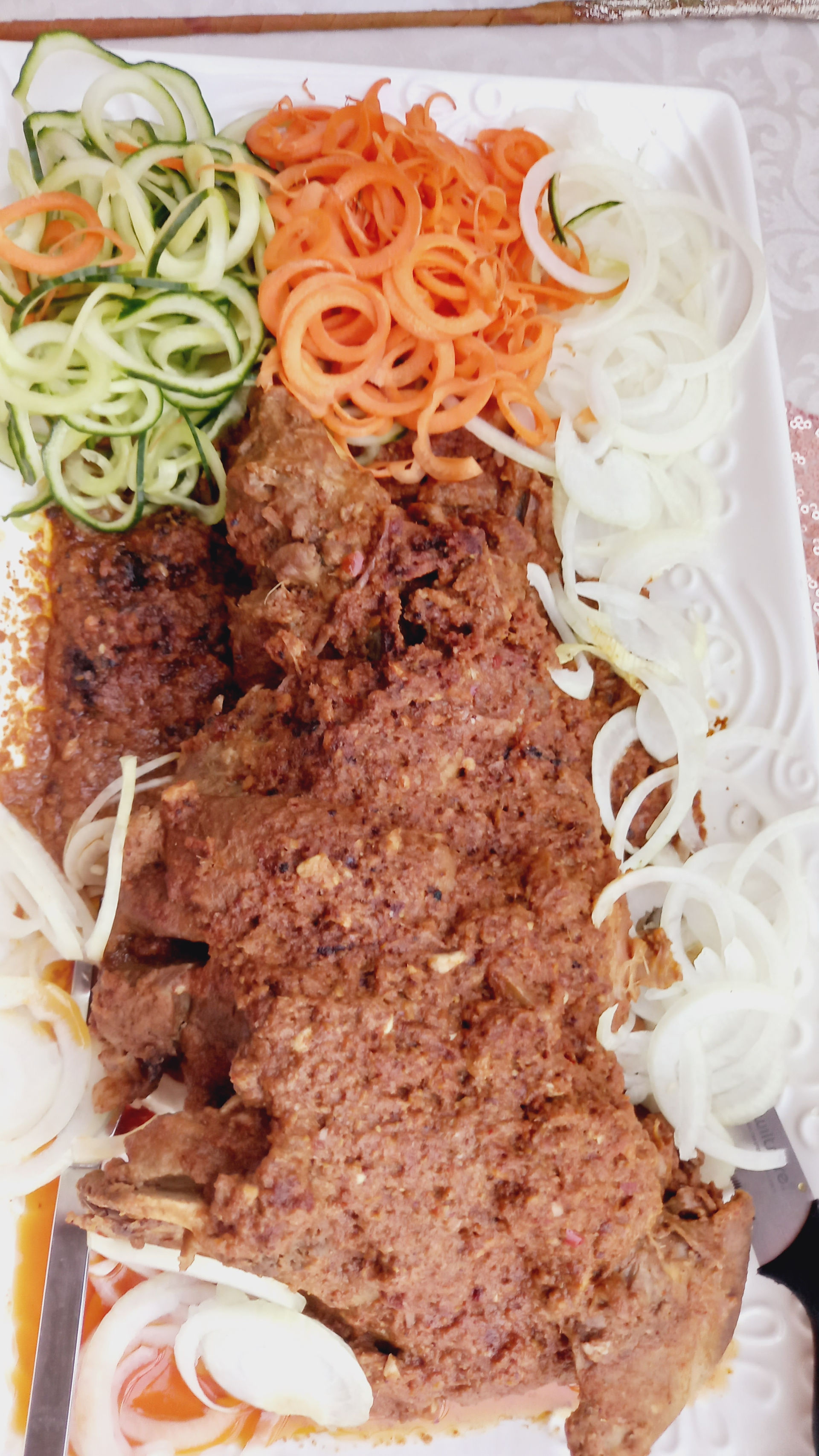 BBQ Lamb Leg Bihari, Pakistani BBQ, Authnetic Pakistani BBQ