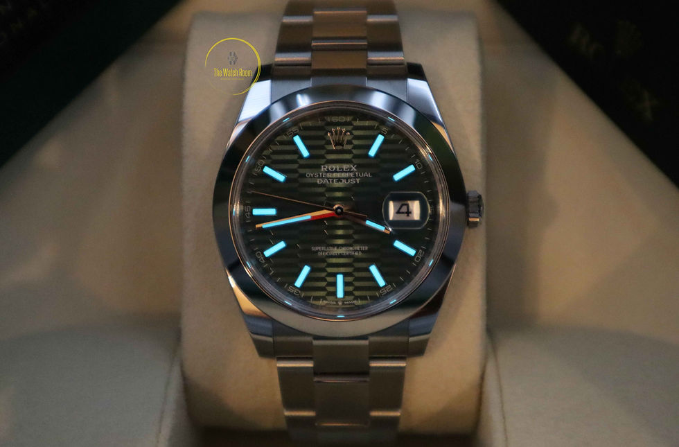 Thumbnail: Rolex Datejust 41 Mint Green Motif Dial - 2022