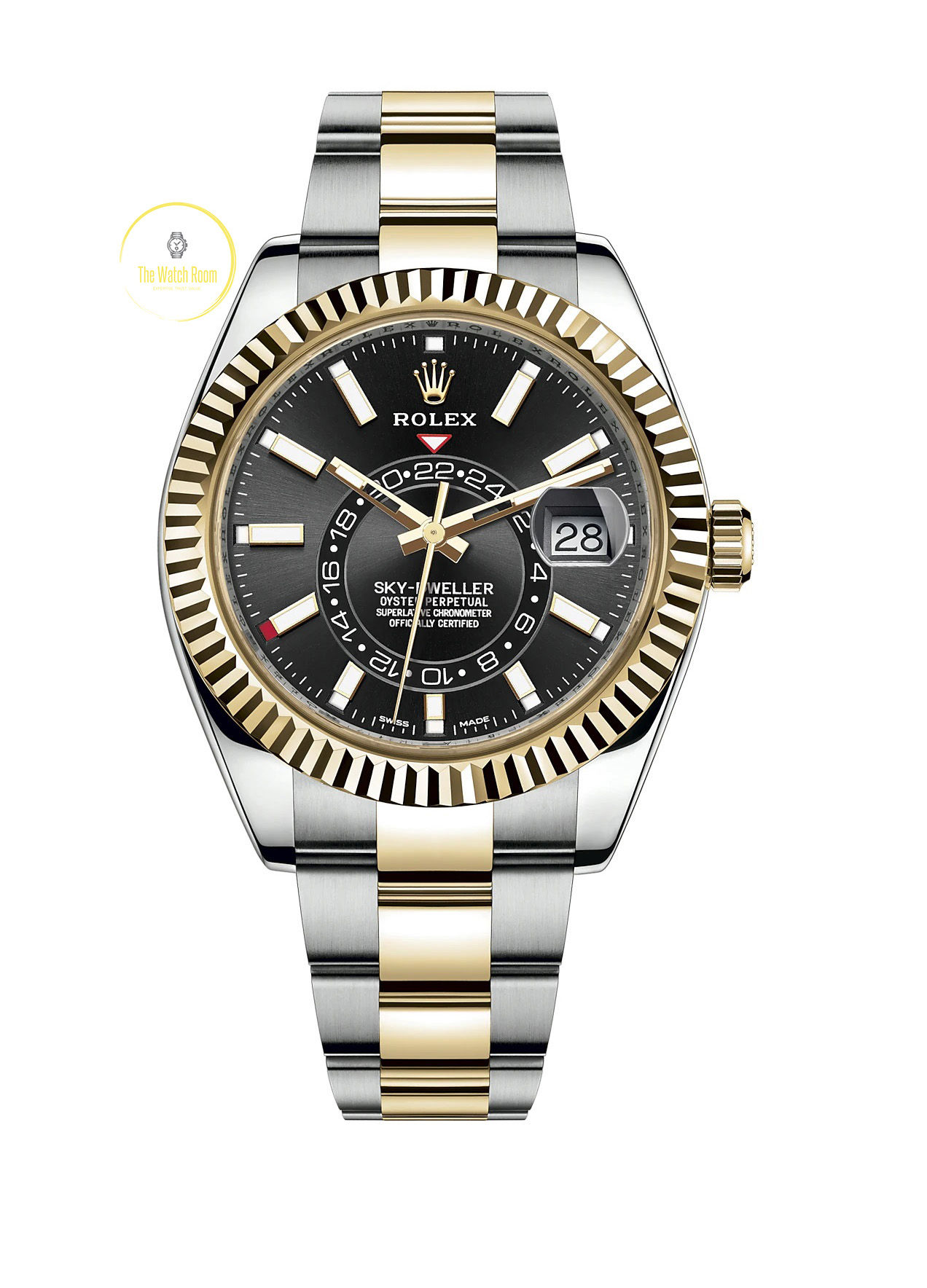 Rolex Sky-Dweller Steel and Yellow Gold Black Dial - 2021