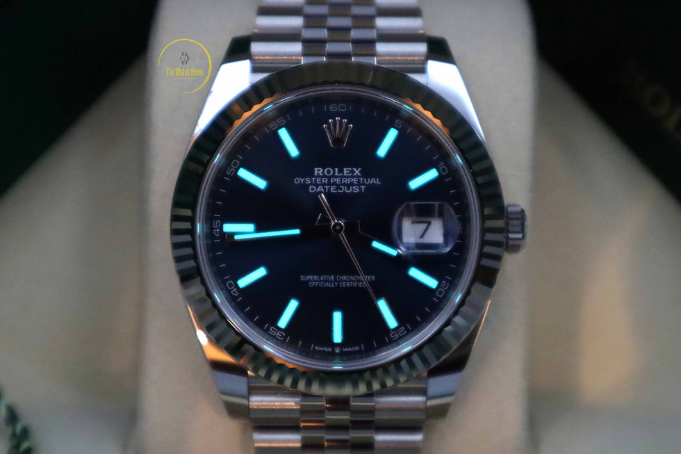 Thumbnail: Rolex Datejust 41 Steel and White Gold Blue Dial - 2020