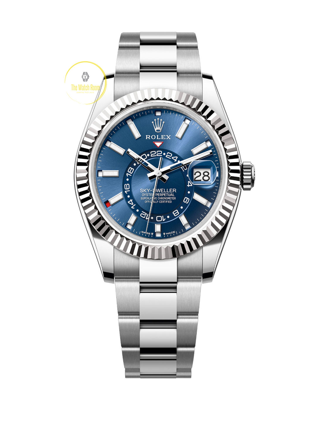 NEW MODEL Rolex Sky-Dweller Steel and White Gold Blue Dial - 2023