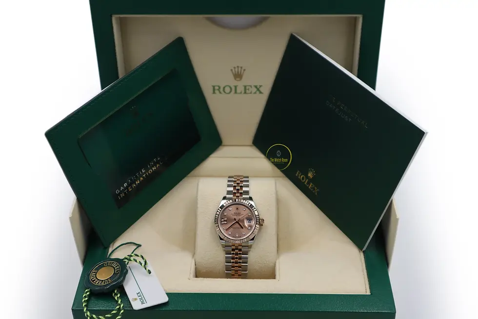 Thumbnail: Rolex Lady Datejust 28mm Steel and Everose Gold - 2024