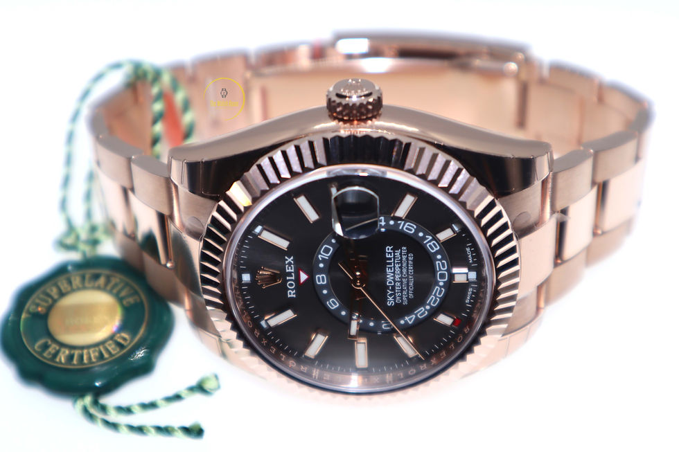 Thumbnail: Rolex Sky-Dweller 18ct Everose Gold Rhodium Dial - 2020