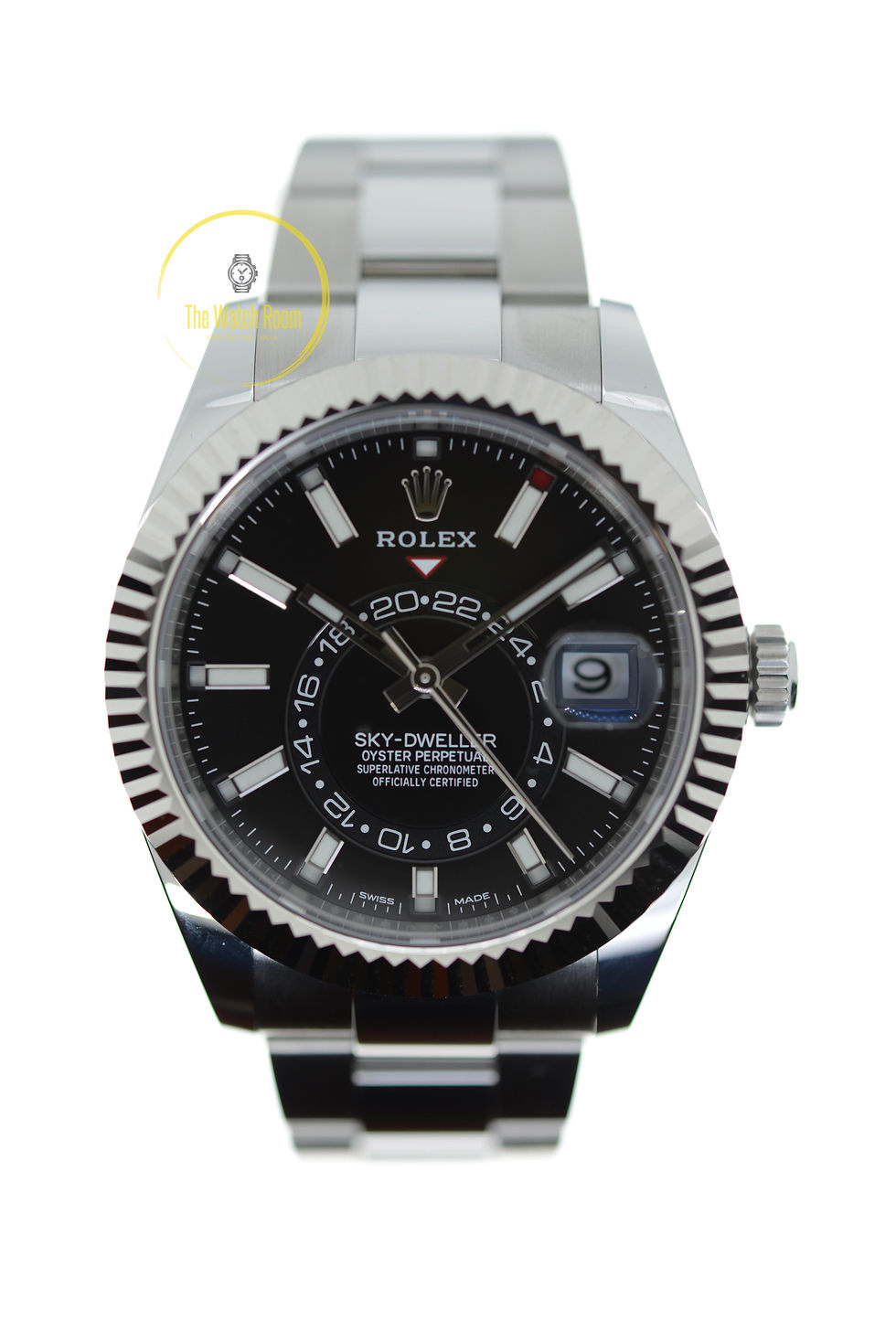 Thumbnail: Rolex Sky-Dweller Steel and White Gold Black Dial - 2019