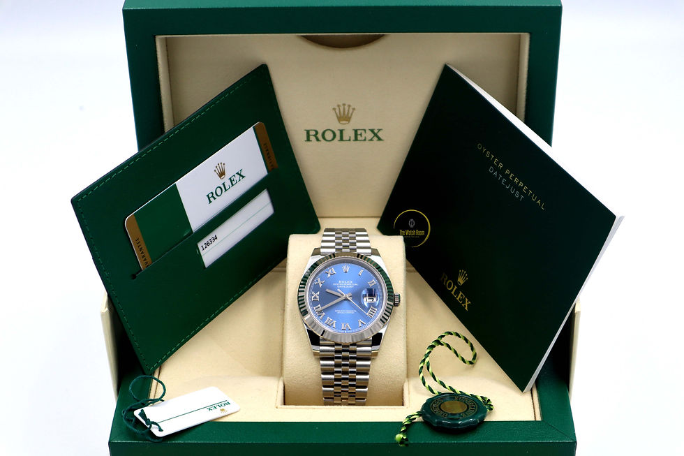 Thumbnail: Rolex Datejust 41 Steel and White Gold Blue Roman Dial - 2020