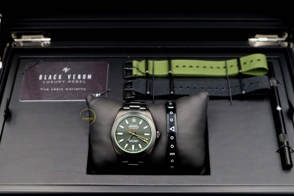 Thumbnail: Rolex Milgauss Black Venom DLC Limited Edition - 2020