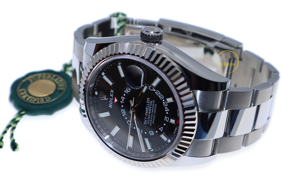 Thumbnail: Rolex Sky-Dweller Steel and White Gold Black Dial - 2020