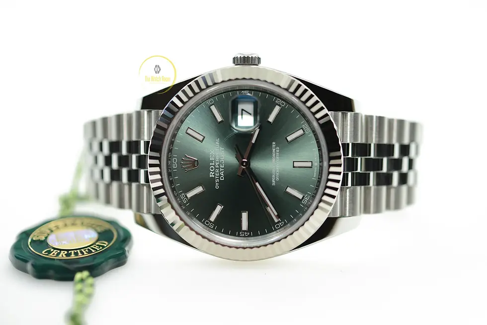 Thumbnail: Rolex Datejust 41 Mint Green Dial - 2024